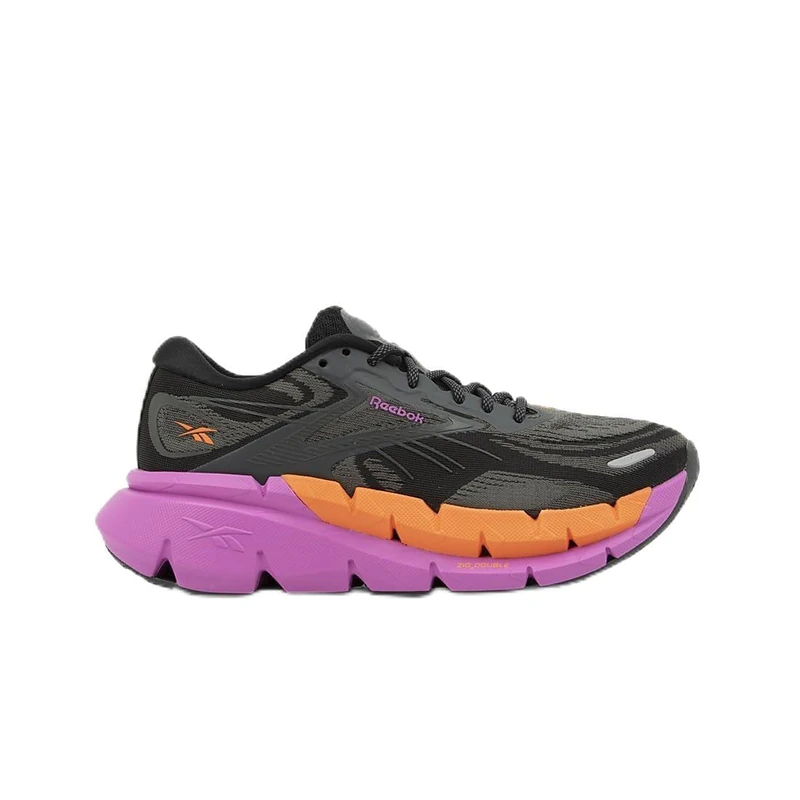 Reebok Women's Floatzig Double Trainers, Black/Grey/Virtual Pink, 38 EU