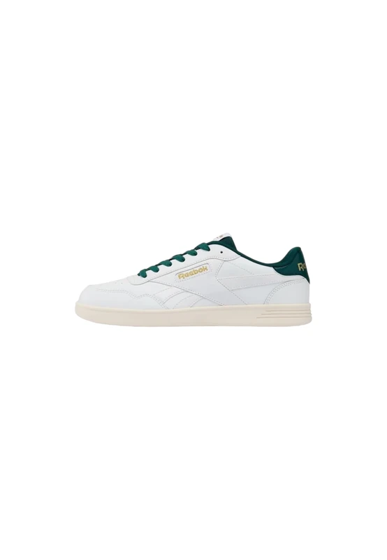 Reebok Unisex Court Advance Trainers, White/Metal Green/Goldmet, 36 EU