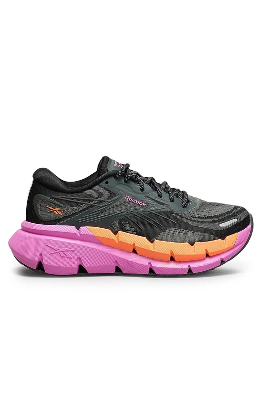 Reebok Women's Floatzig Double Trainers, Black/Grey/Virtual Pink, 39 EU