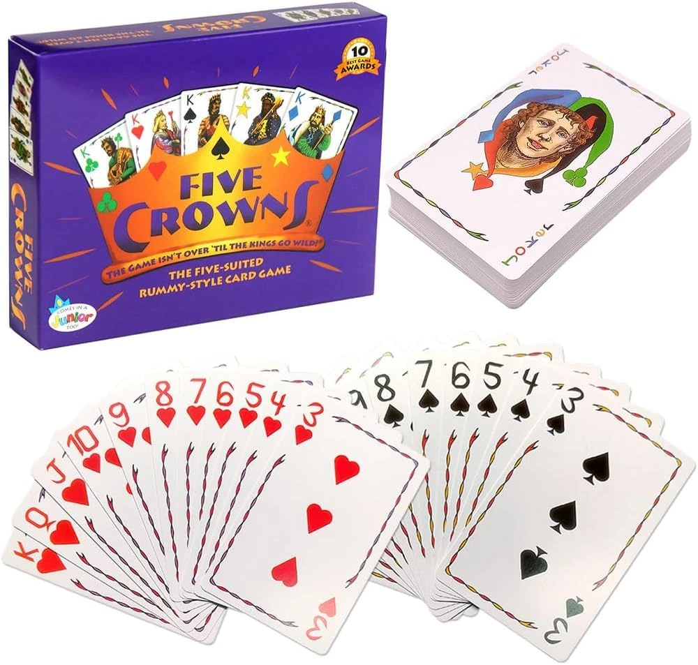Card Game Crowns Poker Board Game Essential Card Games for Family Gather Card Games for Young Adults Cards Game Can Entertain 1 to 7 Players, Bring More Joy to Family and Friends