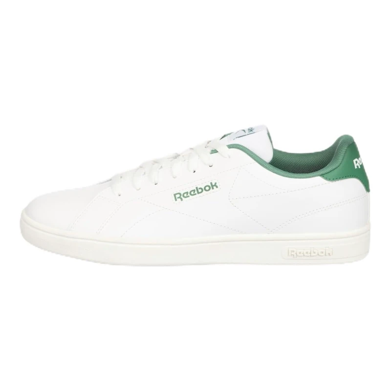 Reebok Unisex Court Clean Trainers, White/White/FIELDGREEN, 41 EU