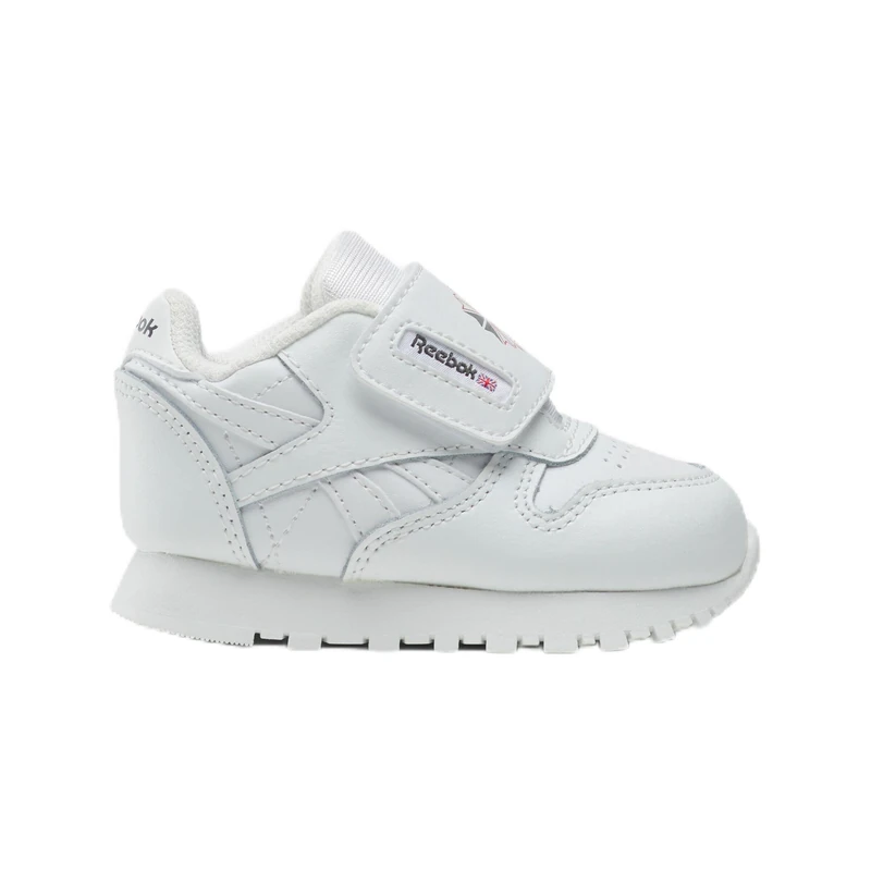 Reebok Classic Leather, Unisex Children's Trainers, FTWR White Grey 1, UK 6.5