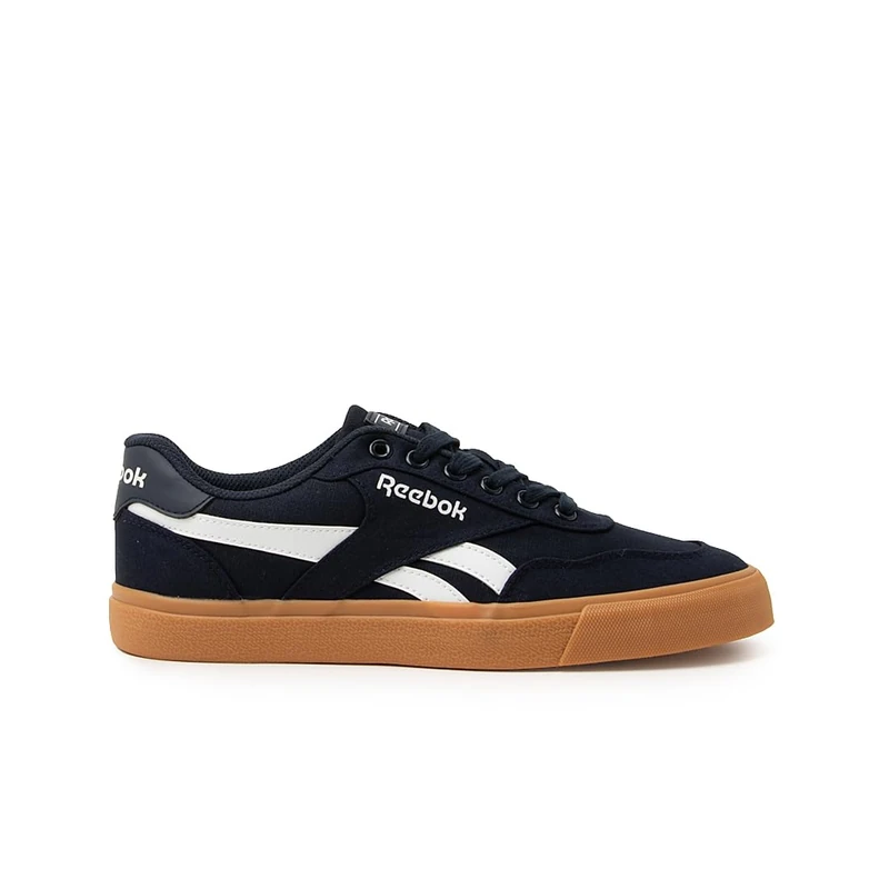 Reebok Men's Court Advance Vulc Trainers, Vector Navy/White/Gum, 45.5 EU
