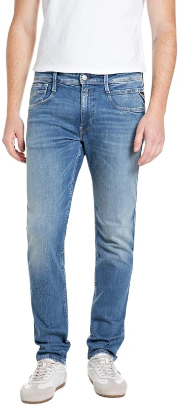 Replay Men's Jeans, 009 Medium Blue, 34W/32L
