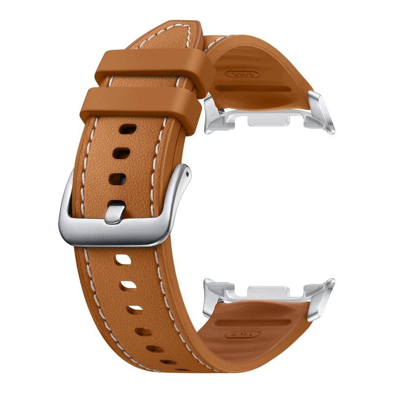 Samsung Galaxy Official Adjustable Hybrid Band for Watch8 and Watch8 Classic in Camel