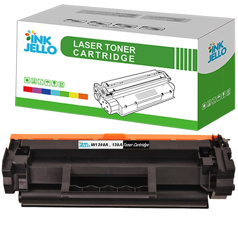 Inkjello W1350A 135A with Chip Toner Cartridge For Printer, Compatible With HP LaserJet M209d M209dw M234d M234DW M234sdn M234sdw M235sdw Black (1-pack)