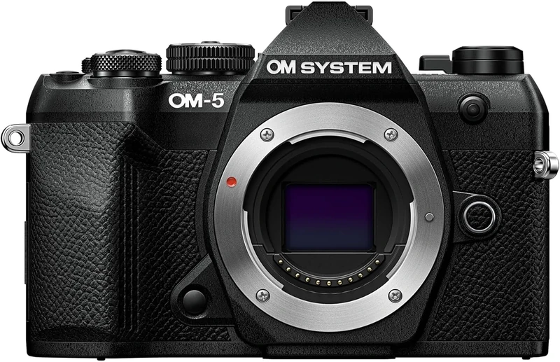 OM SYSTEM OM-5 Mark II MFT Camera, 20 MP Live MOS Sensor, 5-Axis Image Stabilisation, IP53 Weather-proof Sealing, Handheld High Res Shot 50 MP, Black