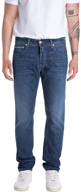 Replay Men's Jeans, 007 Dark Blue, 32W/36L