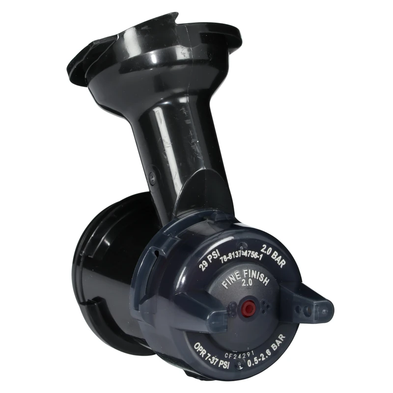 3M Performance Gravity Fine Finish Atomising Head - Red 2.0