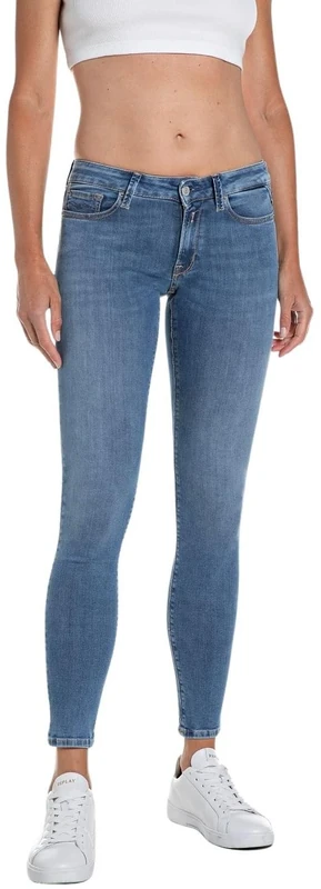 Replay Women's Wh689 Jeans, 009 Medium Blue, 28W x 28L