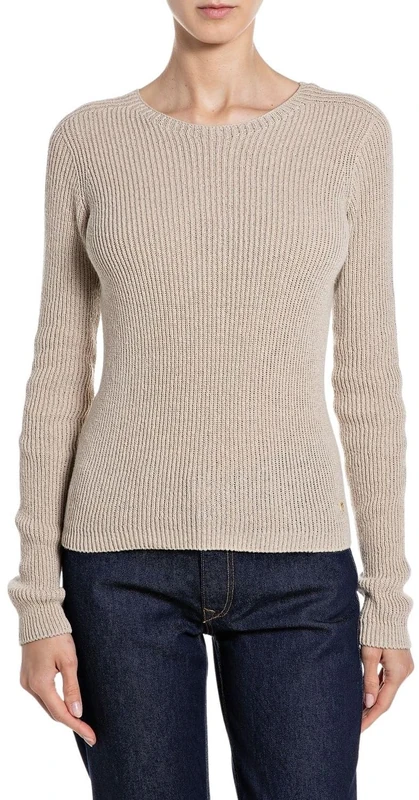 Replay Women's Jumper, 756 Sandshell (Grey), XS