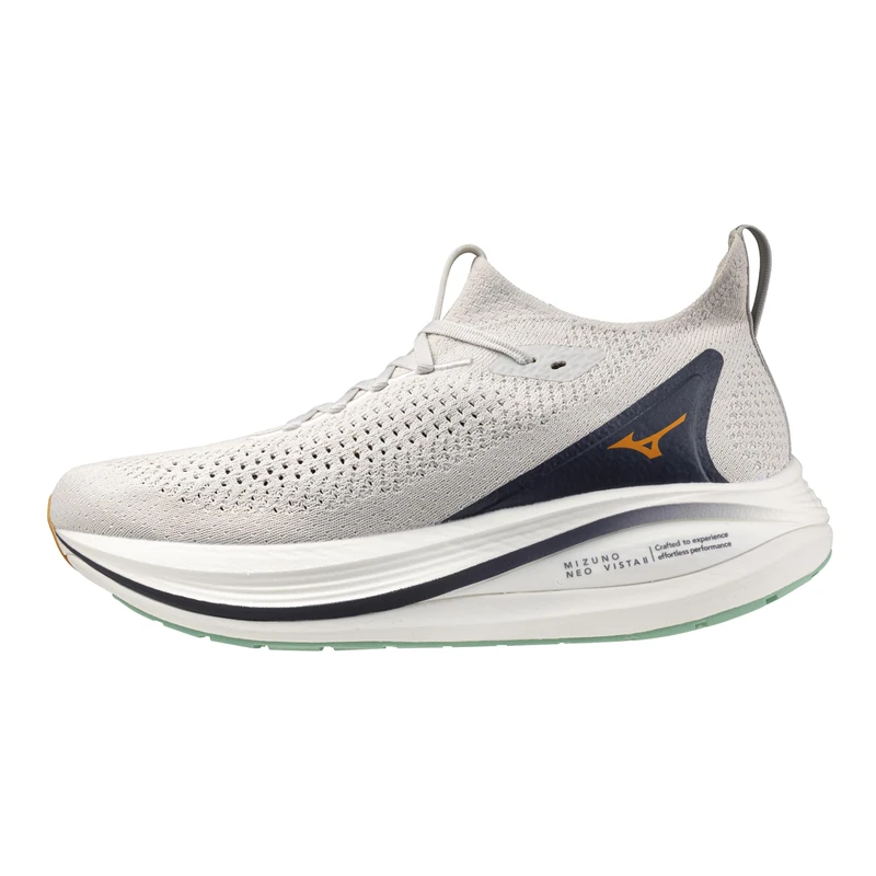 Mizuno Mens Mizuno Neo Vista 2 Mens, Nimbus Cloud-Tangelo, 8