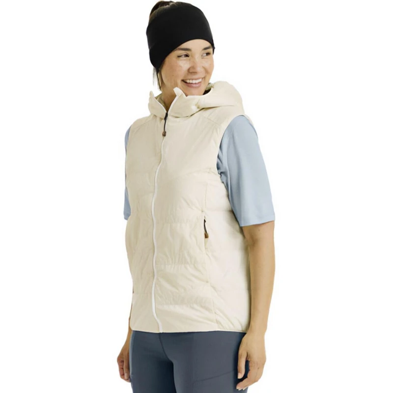 SWISSWOOL PIZ DUAN VEST W C: white chalk S: M