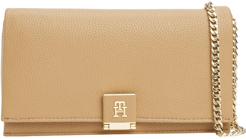 Tommy Hilfiger Women's Th Her Chain Crossover AW0AW17403 Crossover, KHAKI (Safari Canvas), One Size