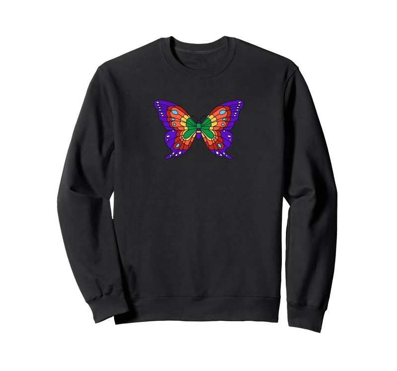 Pink Floyd Live at Pompeii Nick Mason Butterfly Sweatshirt