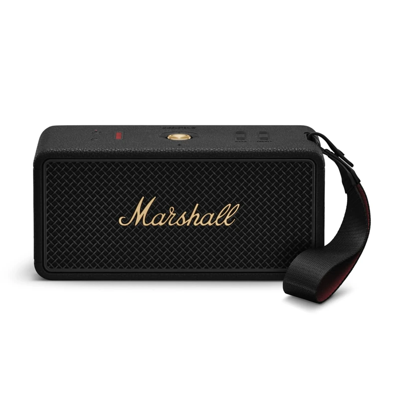 Marshall Middleton II Bluetooth Portable Speaker, 30+ hours portable playtime, waterproof IP67 - Black & Brass