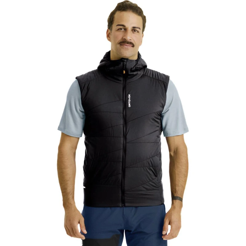 SWISSWOOL PIZ DUAN VEST M C: black raven S: XL