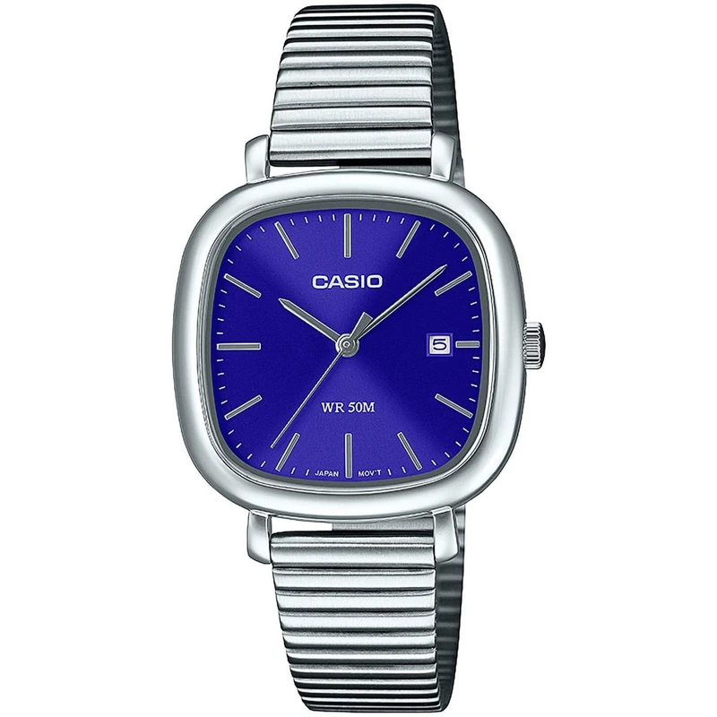 Casio B166D Watch Blue/Silver 36.7 x 30 x 7 mm