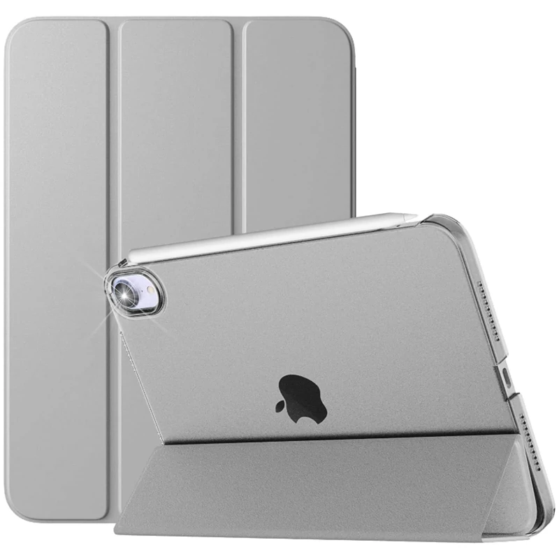 For iPad Mini 7 (A17 Pro, 2024) / Mini 6 (2021) Generation Case, 8.3 inch - Auto Wake/Sleep Cover - Mini 7th / 6th Models: A2993_A2995_A2996_A2567_A2568_A2569 (Grey)