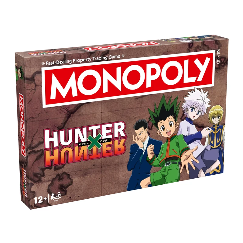 Winning Moves Hunter x Hunter Monopoly classic board game perfect for 2–6 players and makes a great gift for fans aged 12 and up