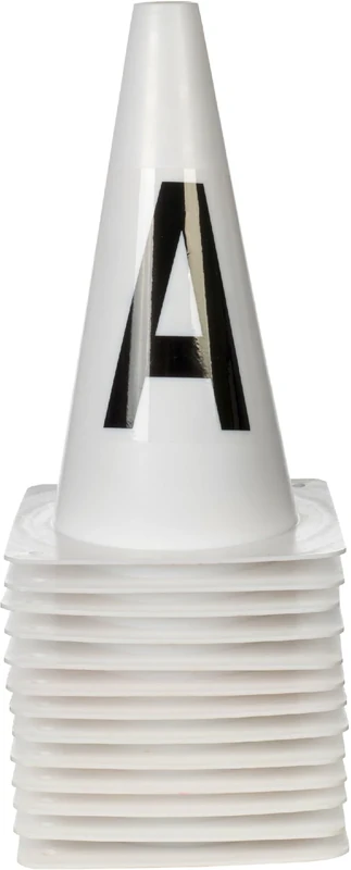 HKM Hobby Horsing Pylons Dressage White One Size