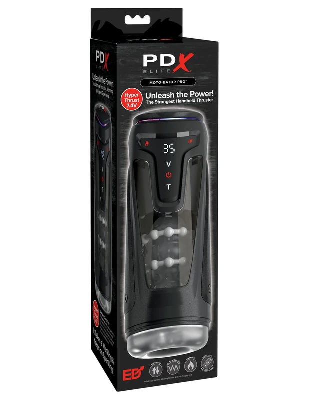 PDX Elite Moto-Bator Pro Masturbator, Light, 26.5 cm