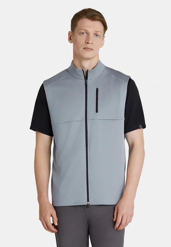 PGA TOUR Mens LIGHTWEIGHT WATER REPELLANT VEST, Tradewinds, S EU