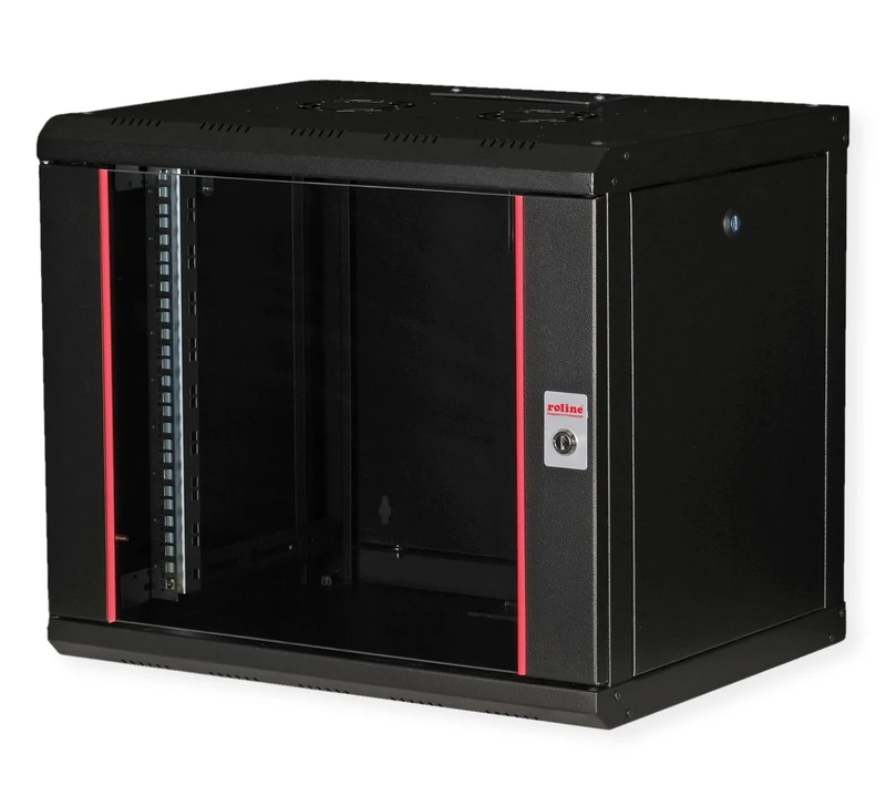 ROLINE Wall Housing 19 Inch Pro 9 HE, 600 x 450 W x D, Black