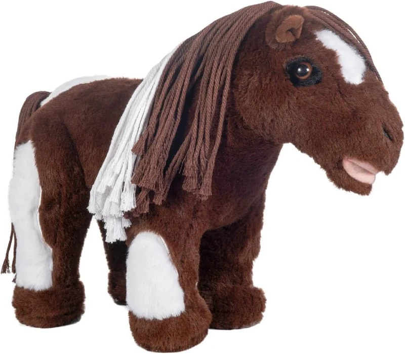 HKM Cuddle Pony Pinto Brown/White 28 x 38 cm