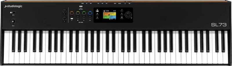 STUDIOLOGIC - SL73 MK2 Master Keyboard 73 Keys Weighted Hammer Action with Aftertouch, USB-C Audio Interface, MIDI 2.0, DAW Controls, Numa Player Integration