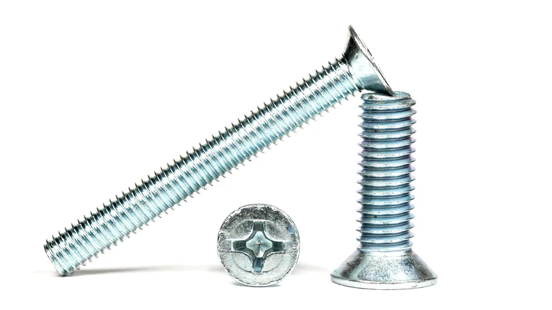 M4 (4mm x 30mm) Phillips Countersunk Machine Screws Flat Head Zinc Plated Steel DIN 965 (Pack of 20) G07B