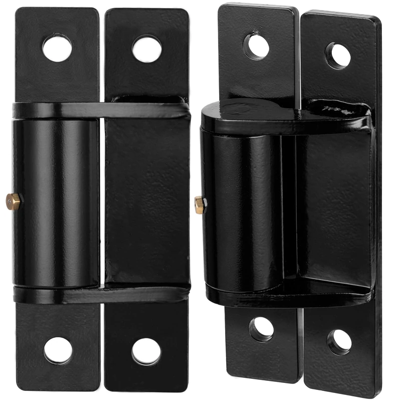 Heavy Duty Gate Hinges ，7in Can Be Bolted or Welded On Heavy Duty Large Wood or Metal Gates, 1100 lbs Max Load,Built-in Roller Bearing Hinges Opened 180°,2pack
