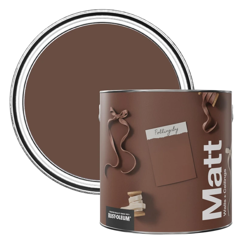 Rust-Oleum Matt Emulsion Wall Paint - Follingsby 2.5 litre