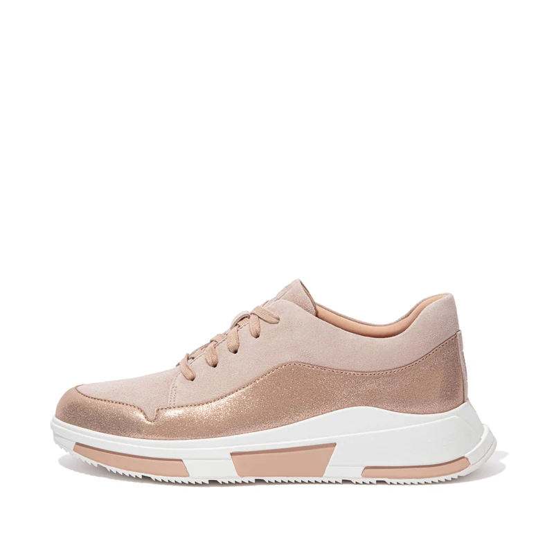 Freya Suede Sneakers Beige