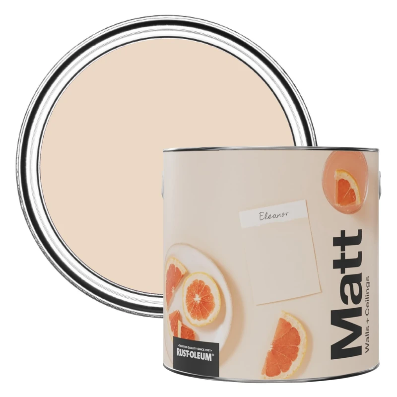 Rust-Oleum Matt Emulsion Wall Paint - Eleanor 2.5 litre