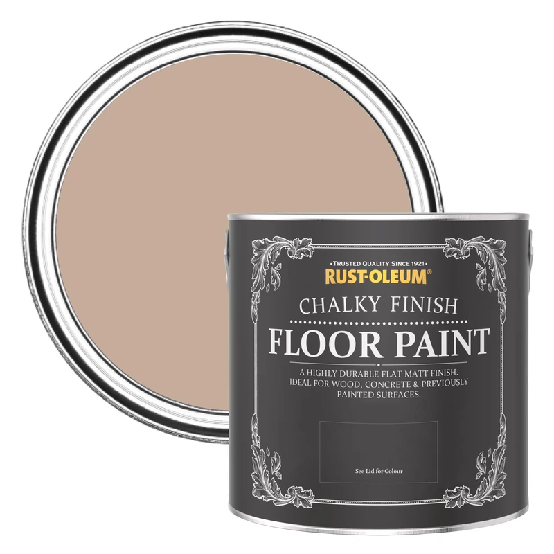 Rust-Oleum Scratch-Resistant Floor Paint in Chalky Finish - Smitten 2.5L
