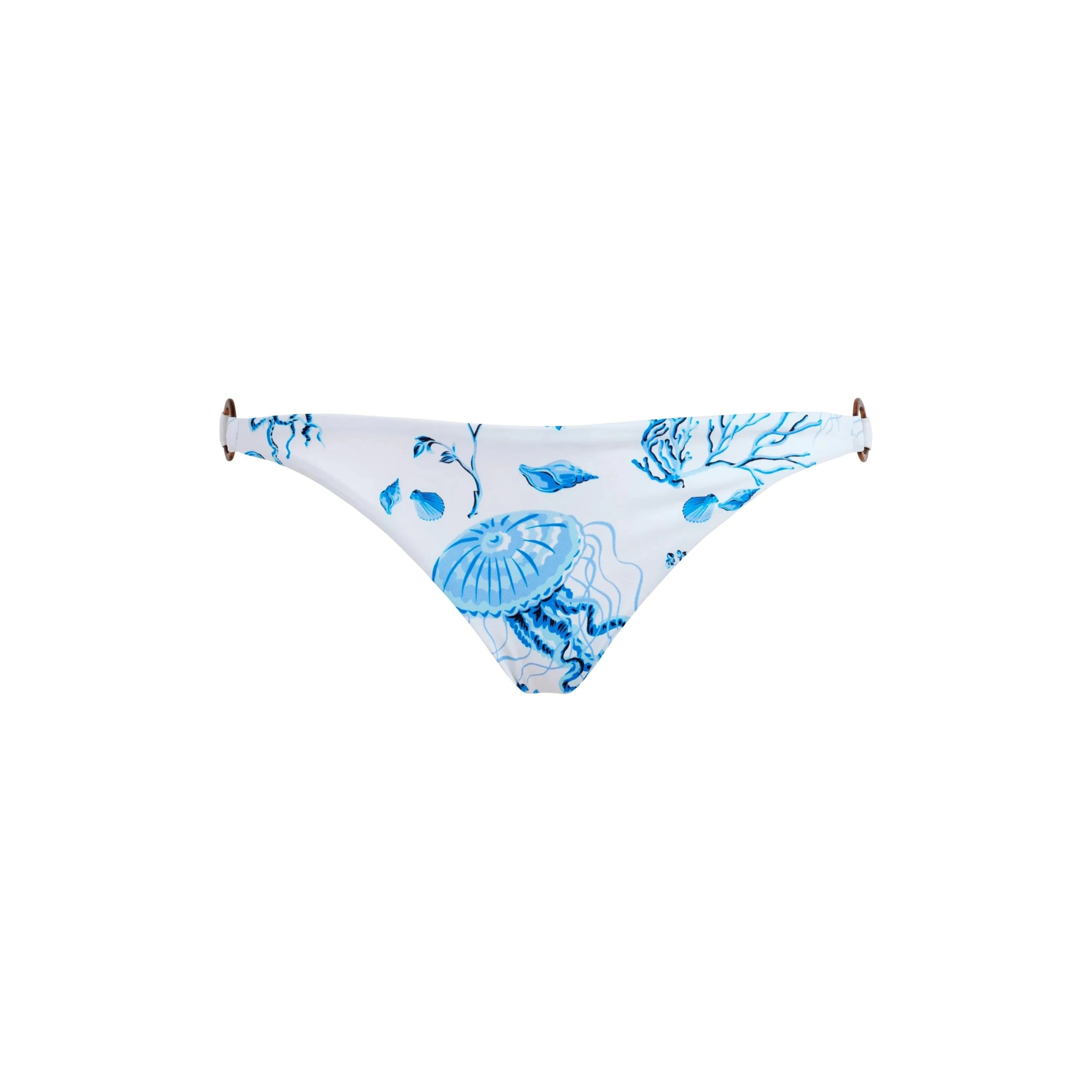 Vilebrequin, Mini Brief Bikini Bottom Medusa and Shells, L, White