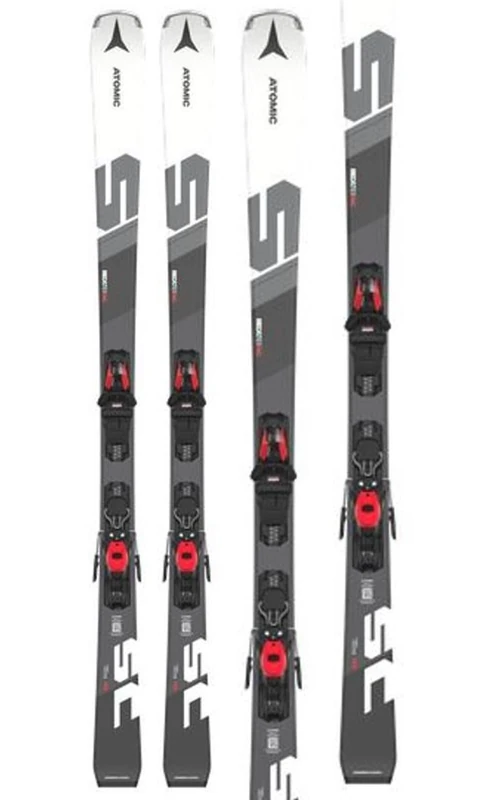 ATOMIC Redster SC Red Skis for Men and Women, Skis with TI Stabiliser for High Manoeuvrability, with Densolite Core for Optimal Cushioning, 161