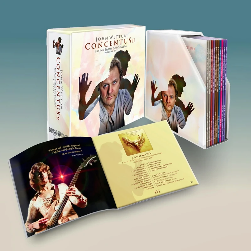 CONCENTUS - THE JOHN WETTON LIVE COLLECTION VOLUME TWO - 10CD BOX SET
