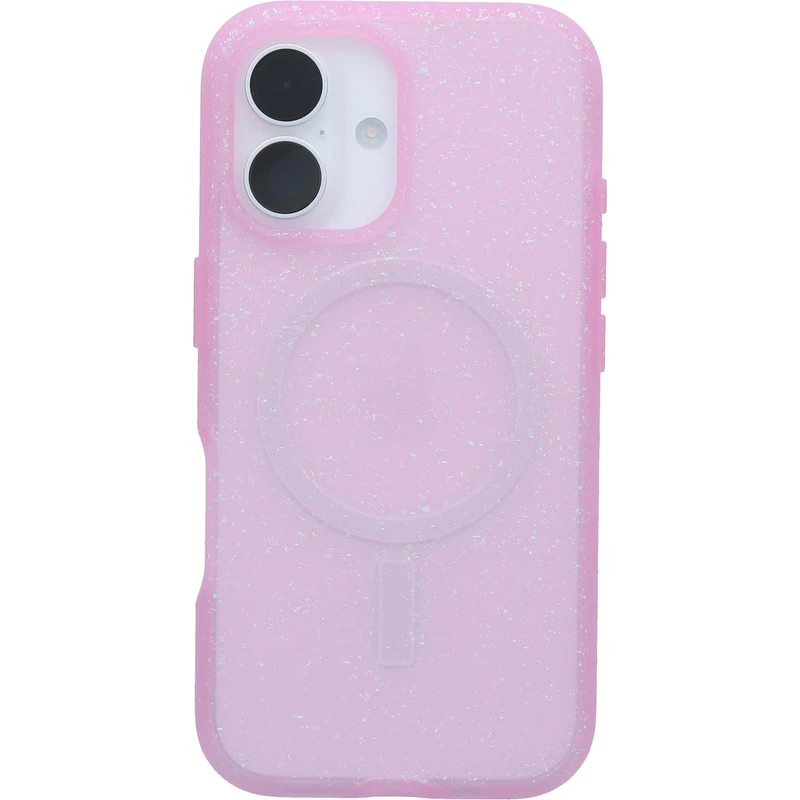 OtterBox iPhone 16 Symmetry Series Soft Touch for MagSafe - Crystal Blush Pink