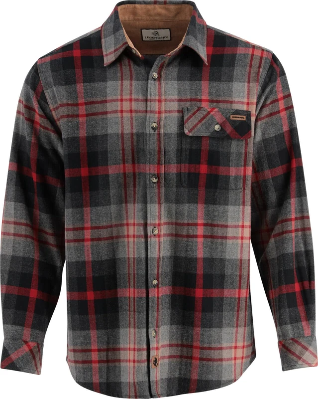 Legendary Whitetails Men's Flannel Shirt - Locomotive Plaid XL