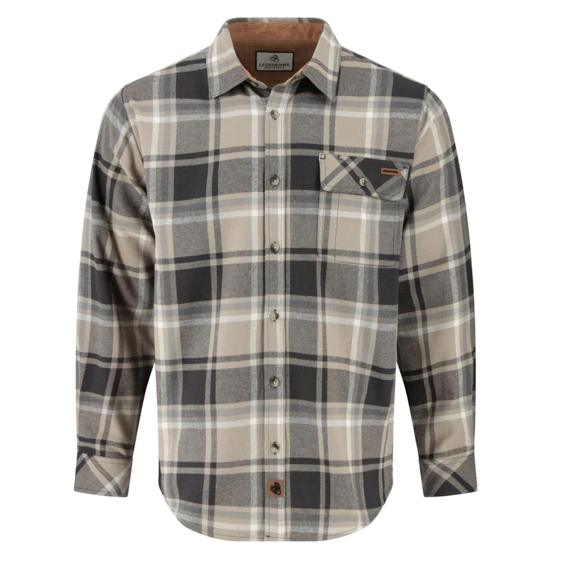 Legendary Whitetails Men's Flannel Shirt - Lone Mountain Plaid