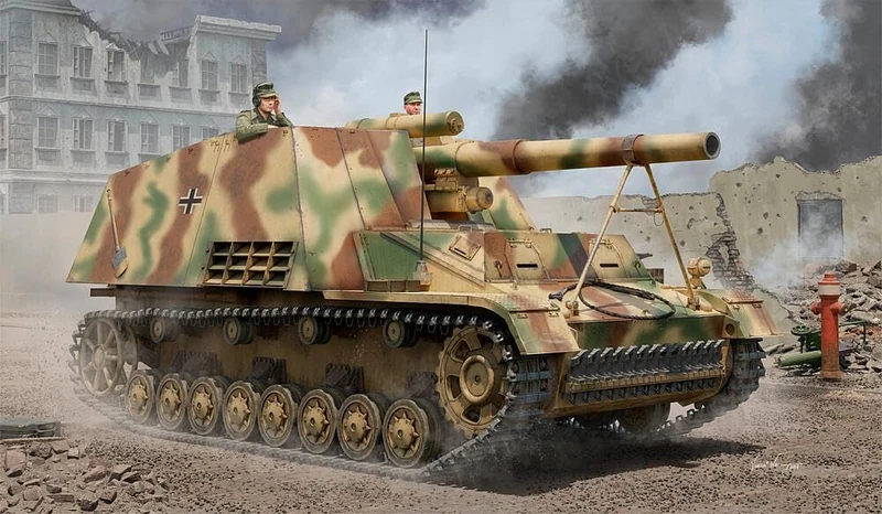 Trumpeter 1:16 - German Sd.Kfz 165 Hummel (Late Prod) - Image 1