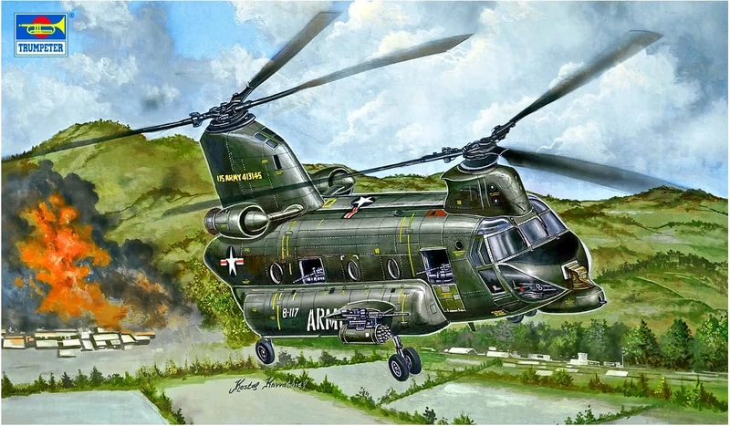 Trumpeter Chinook 755113-1/35 ACH-47A 1:35 Scale - Image 1