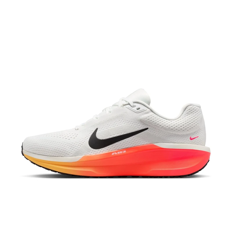 Nike Winflo 11 Men's Road Running Shoe FJ9509, Summit White Black Bright Crimson, 40 EU