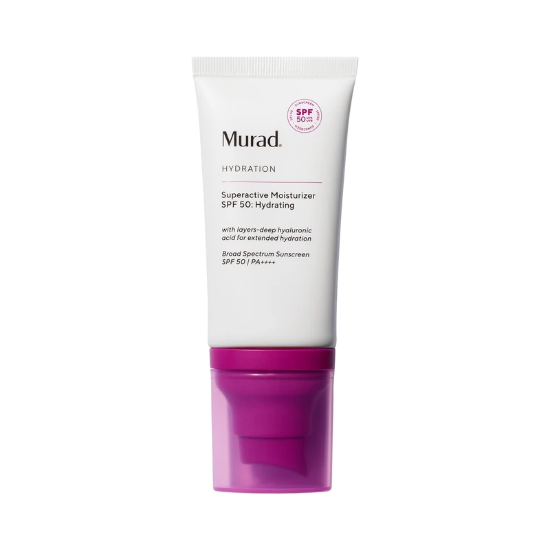 Murad Superactive SPF 50 - Facial Moisturizer with Sunscreen 3 in 1: High Hydration with Hyaluronic Acid - 50 ml