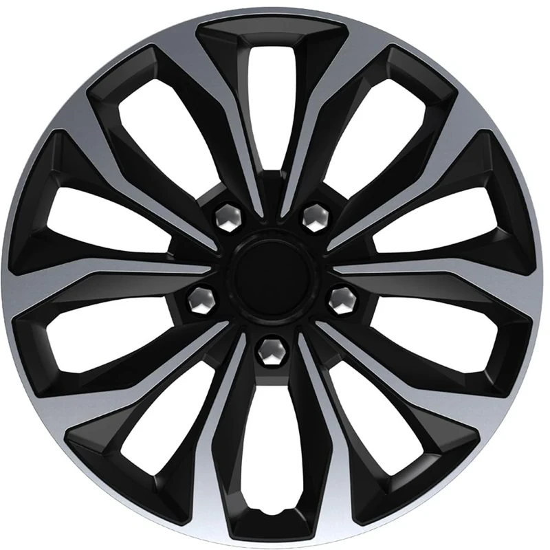 AutoStyle Set wheel covers Hornet Pro 15-inch silver/black