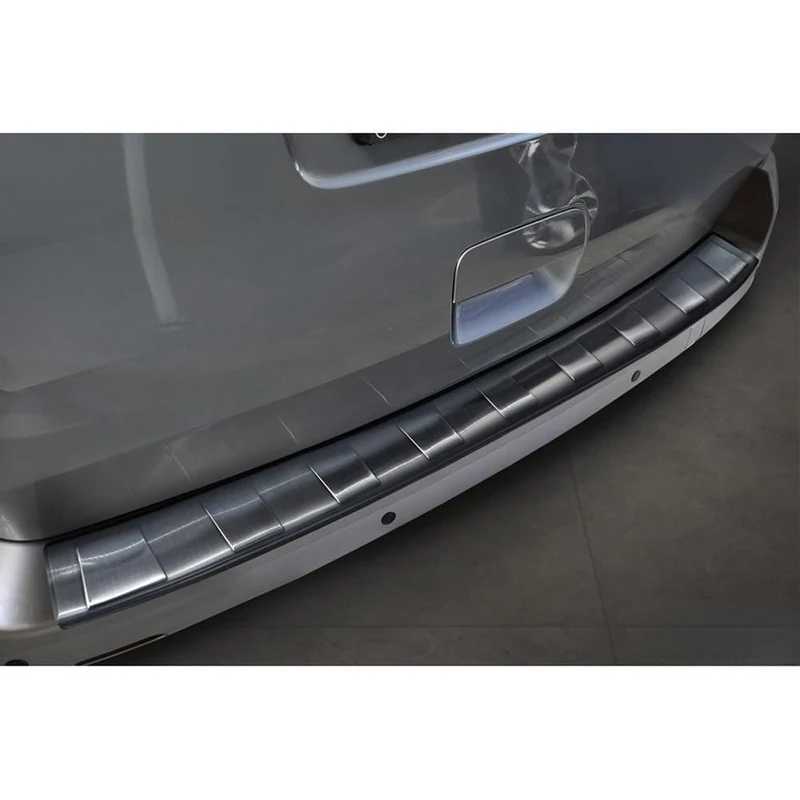 Avisa Black Stainless Steel Rear bumper protector compatible with Citroën Space Tourer & Jumpy 2016- / Peugeot Traveller & Expert 2016- / Toyota Proace Verso 2016- / Opel Vivaro & Zafira Life 2019-