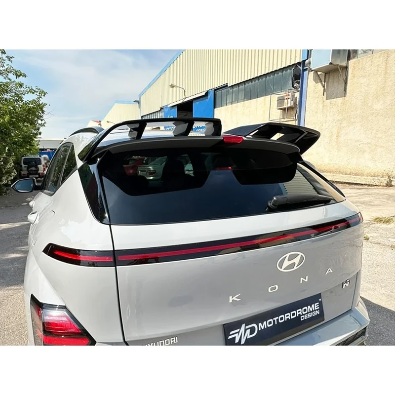 Motordrome Roof spoiler compatible with Hyundai Kona II (SX2) N-Line 2023- (PU)
