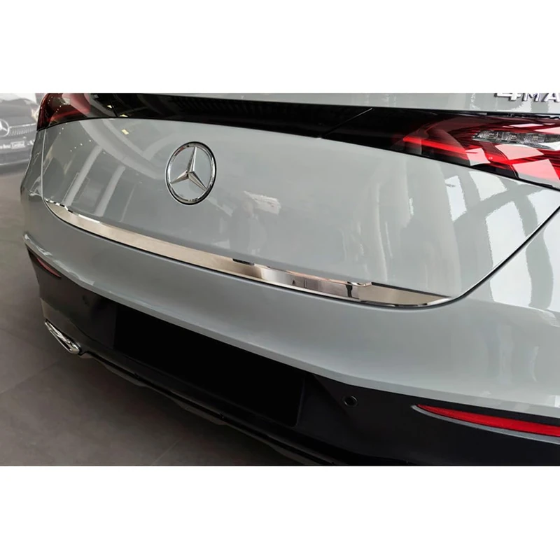 Avisa Chrome Stainless Steel Tailgate Trim compatible with Mercedes-Benz GLC II (C254) Coupe 2023-